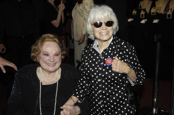 Rose Marie with Spirit of 45 spokeswoman and LIFE magazine cover icon Edith Shain Photo