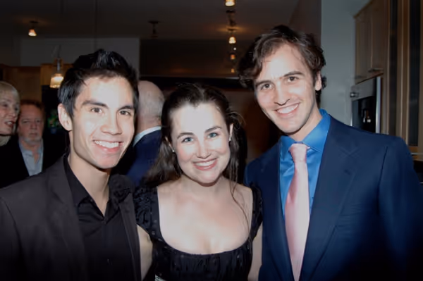 Sam Tsui, Lauren Worsham and Andy Sandberg Photo