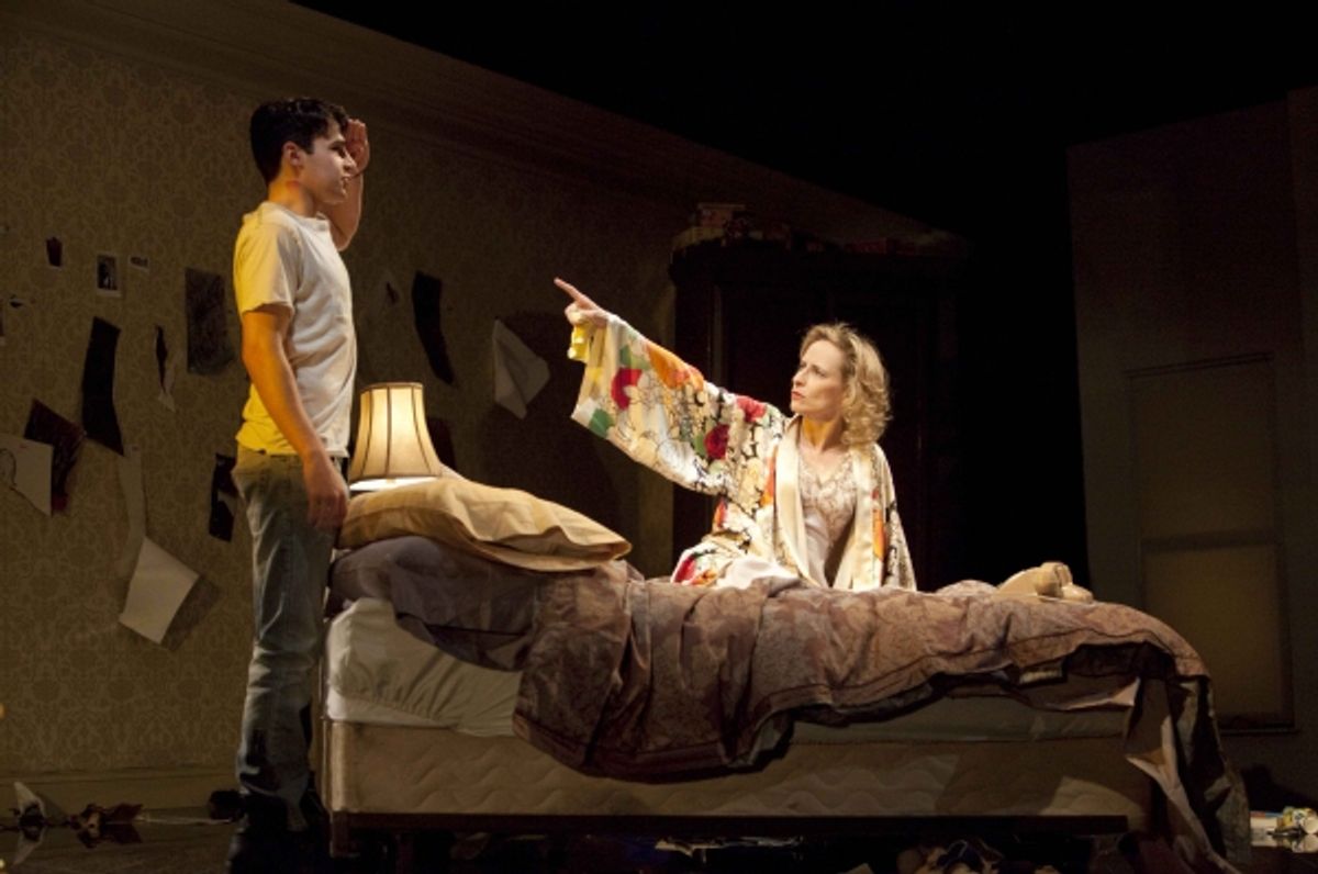 Christopher Abbott and Laila Robins at 