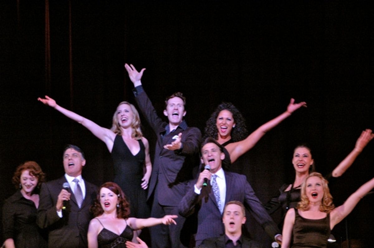 Kerry O'Malley, Robert Cuccioli, Michele Ragusa, Bob Stillman, Shonn Wiley, Meredith Patterson, Elizabeth Clinard, Jeffry Denman, Kemmofer Roas and Sara Gettelfinger at 