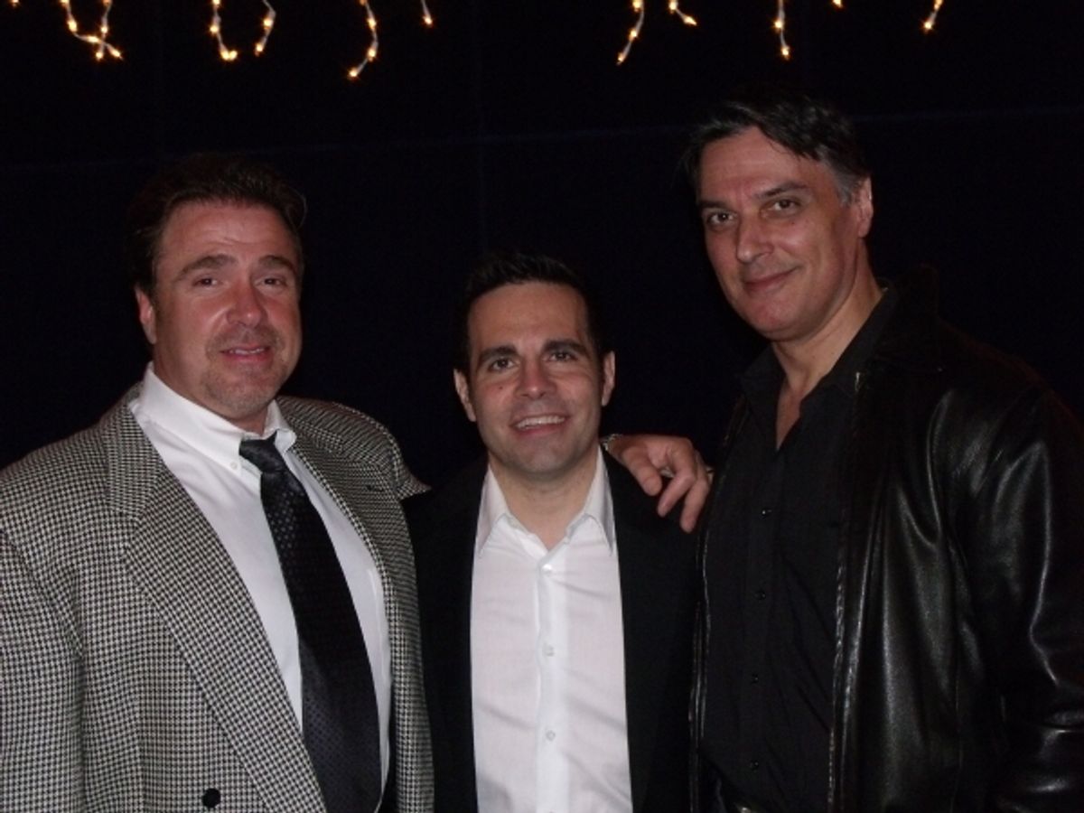 Michael Rispoli, Mario Cantone and Robert Cuccioli at 
