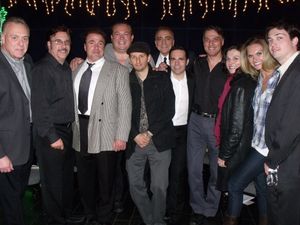 Co-Creator Vincent Gogliormello with cast members Lou Martini Jr., Michael Rispoli, Alex Corrado, Louis Vanaria, Ernest Mingione, Mario Cantone, Robert Cuccioli, Antionette LaVecchia, Autumn Potter and Nick Fondulis @ BroadwayWorld Co-Creator Vincent Gogliormello with cast members Lou Martini Jr., Michael Rispoli, A Photo