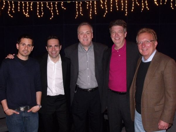 Charles Messina, Mario Cantone, Vincent Gogliormello, Charles Edward Hall and Produce Photo