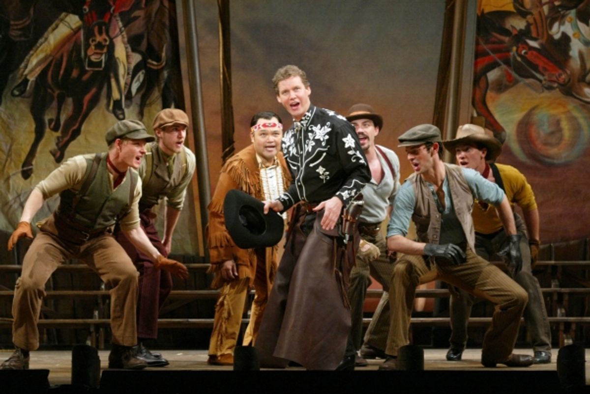 Kevin Earley and Cast of ANNIE GET YOUR GUN at 