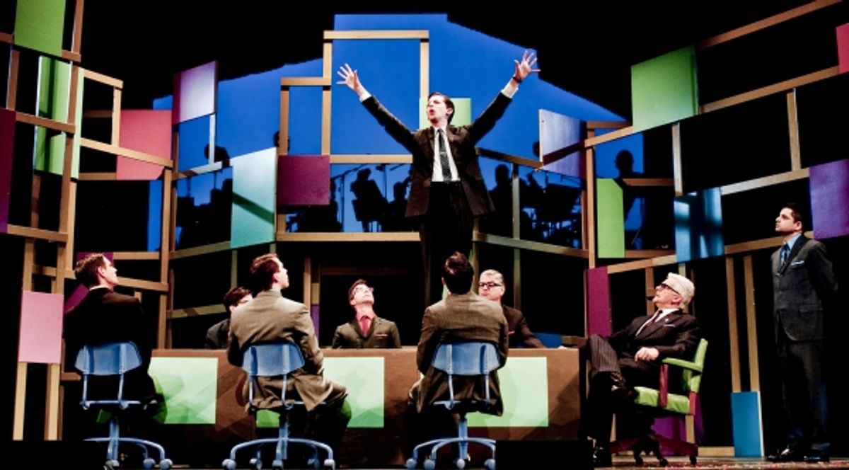 Josh Grisetti, John O'Hurley and ensemble at 