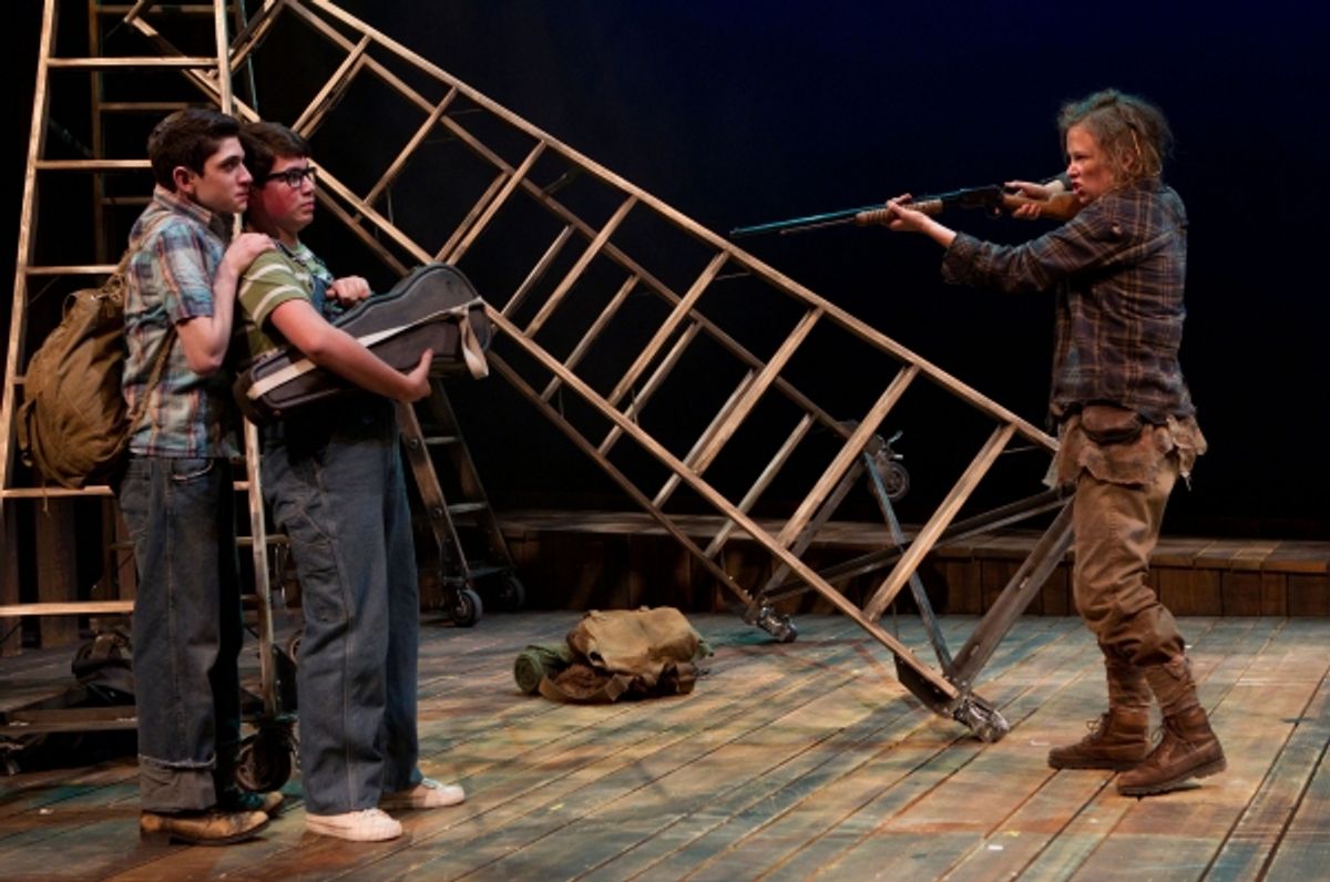 Al Calderon, Noah Galvin, and Molly Ranson at 