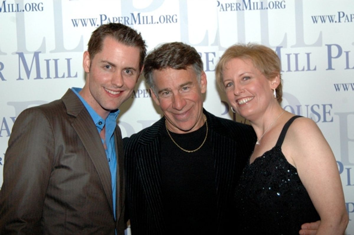 Michael Rose, Stephen Schwartz and Liz Callaway at 