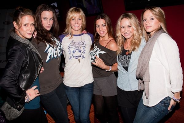 Ericka Hunter, Katherine Tokarz, Jenifer Foote, Angel Reed, Becca Tobin, and Emily Pa Photo