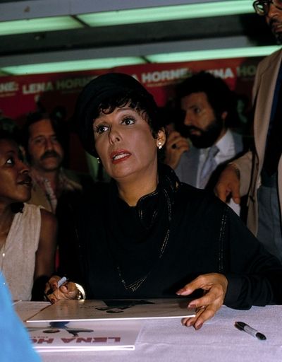 1982 Promoting her new Original Cast Recording Album Release, "Lena Horne: The Lady a Photo