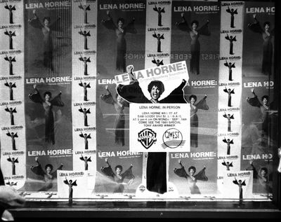 1982 Promoting her new Original Cast Recording Album Release, "Lena Horne: The Lady a Photo