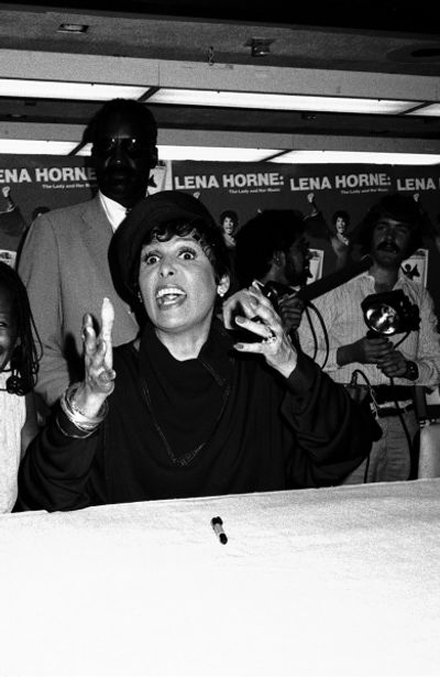 1982 Promoting her new Original Cast Recording Album Release, "Lena Horne: The Lady a Photo
