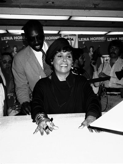 1982 Promoting her new Original Cast Recording Album Release, "Lena Horne: The Lady a Photo
