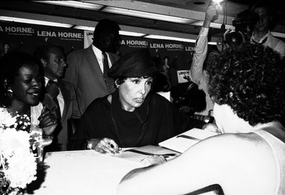 1982 Promoting her new Original Cast Recording Album Release, "Lena Horne: The Lady a Photo