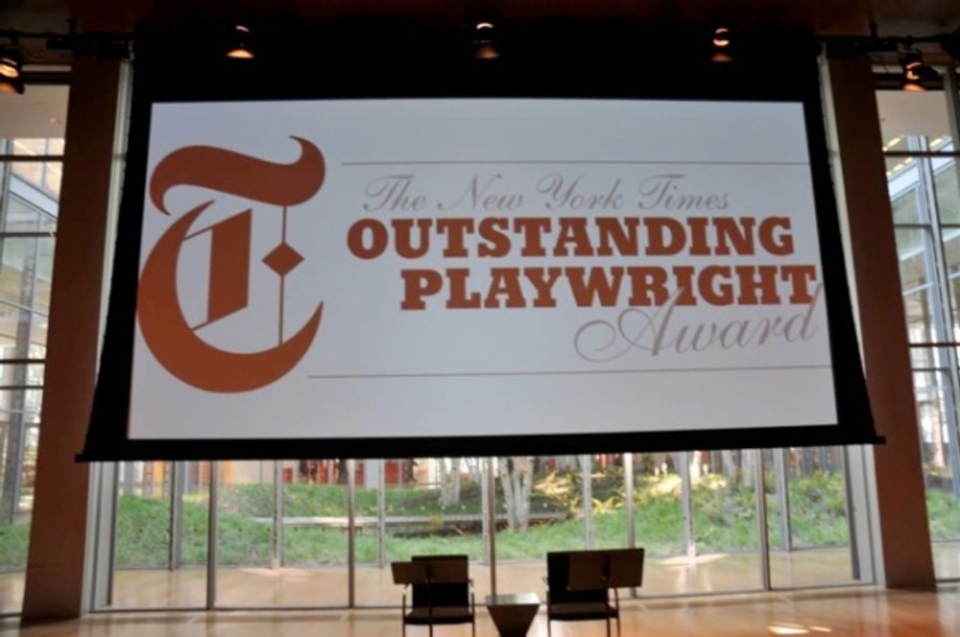 Photo Flash: Dan LeFranc Recieves 2010 NYT Outstanding Playwright Award  Image