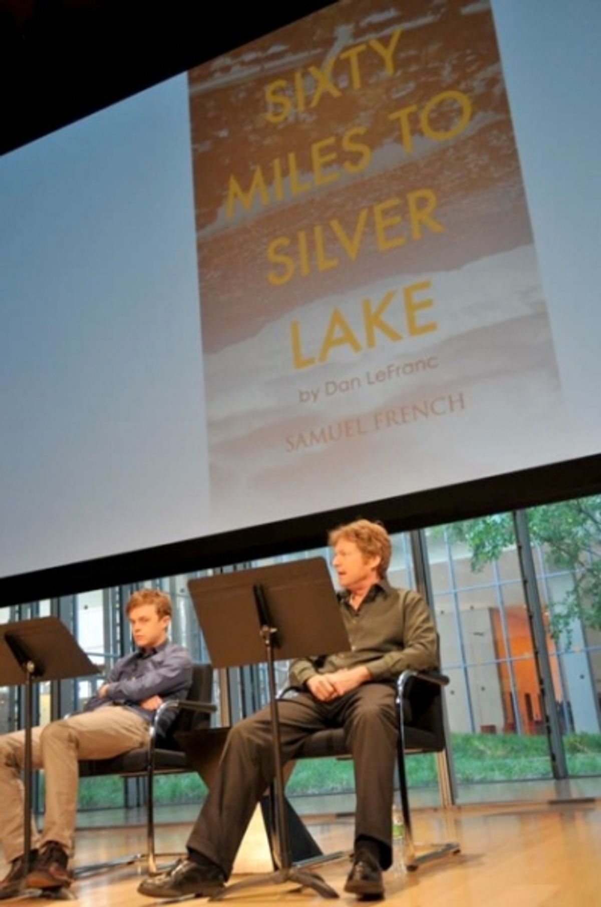 Dane DeHaan and Joseph Adams read from LeFranc's play  'Sixty Miles to Silver Lake.'  at 