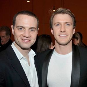 Jordan Roth with "Next Fall" star Patrick Huesinger @ BroadwayWorld Jordan Roth with "Next Fall" star Patrick Huesinger Photo