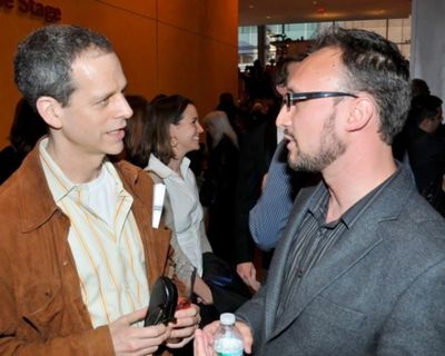 "Next Fall" star Patrick Breen with Dan LeFranc Photo