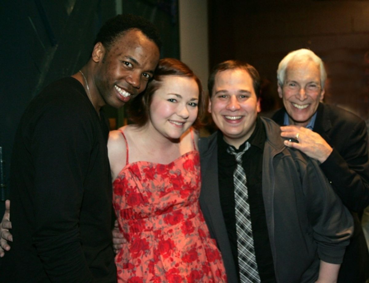 Tommar Wilson, Katie Klaus and Jared Gertner with Michael Price at 
