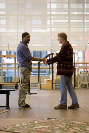 Jesse L. Martin and Byron Jennings @ BroadwayWorld Jesse L. Martin and Byron Jennings Photo