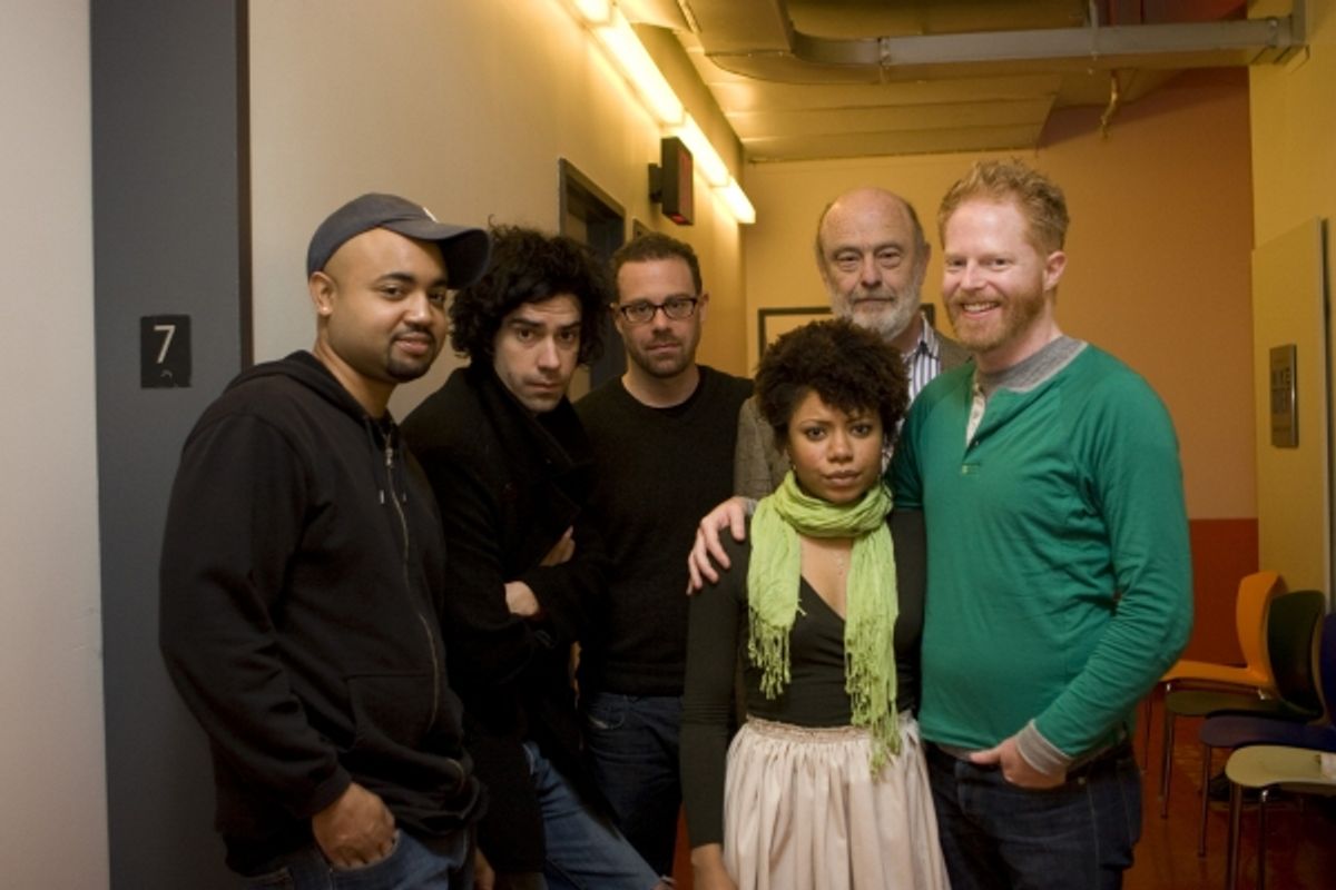 Francois Battiste, Hamish Linklater, Matthew Rauch, Shalita Grant, Gerry Bamman, and Jesse Tyler Ferguson at 