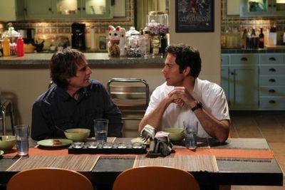 Scott Bakula as Steve Bartowski, Zach Levi as Chuck Bartowski Photo