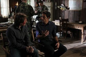 Scott Bakula as Steve Bartowski, Zach Levi as Chuck Bartowski Photo