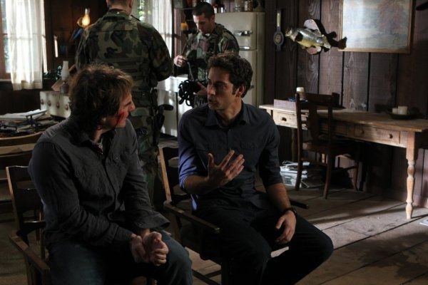 Scott Bakula as Steve Bartowski, Zach Levi as Chuck Bartowski Photo