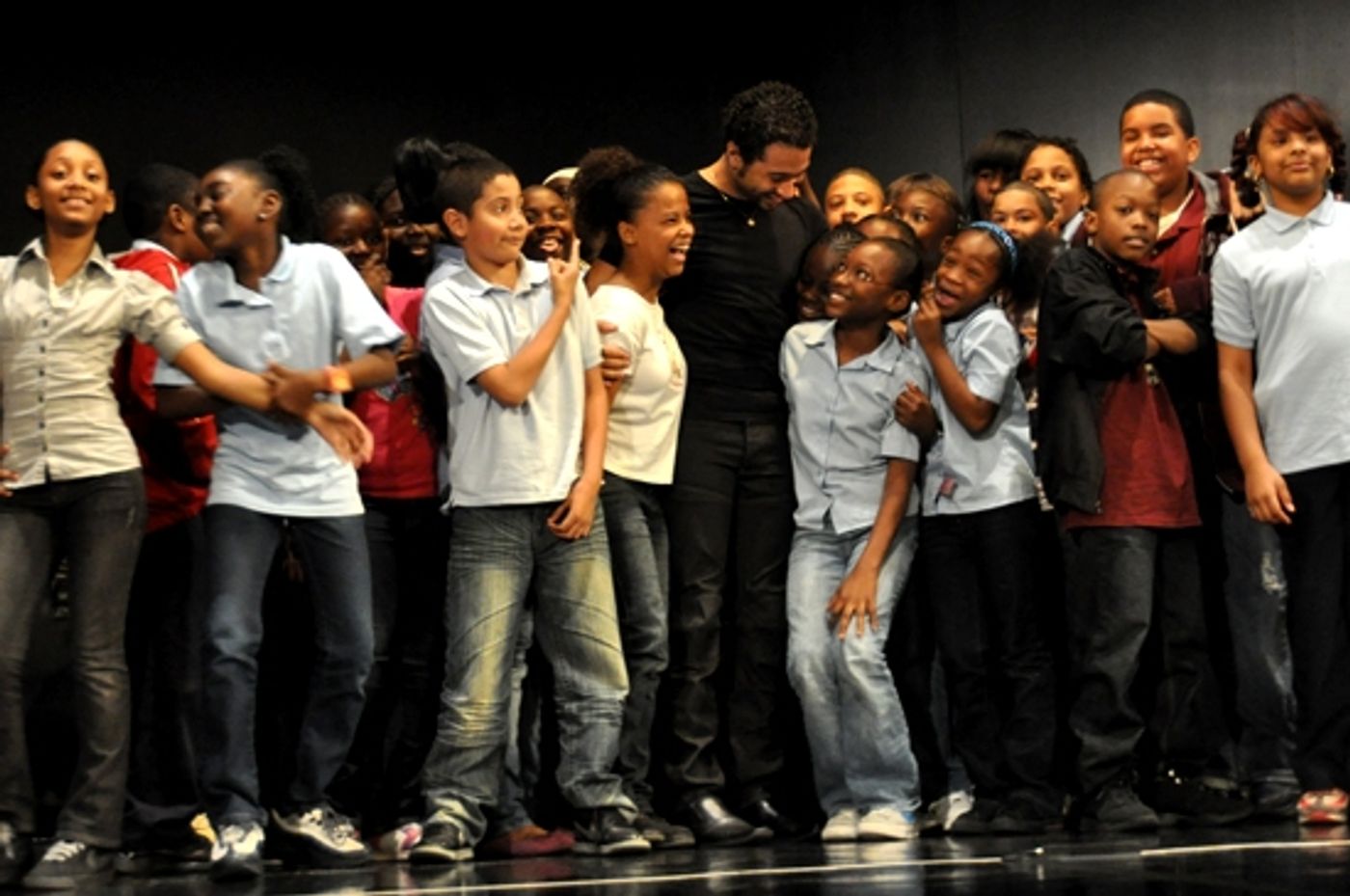 Photo Coverage: NYC Students Make 'Broadway Debut' with Corbin Bleu  Image