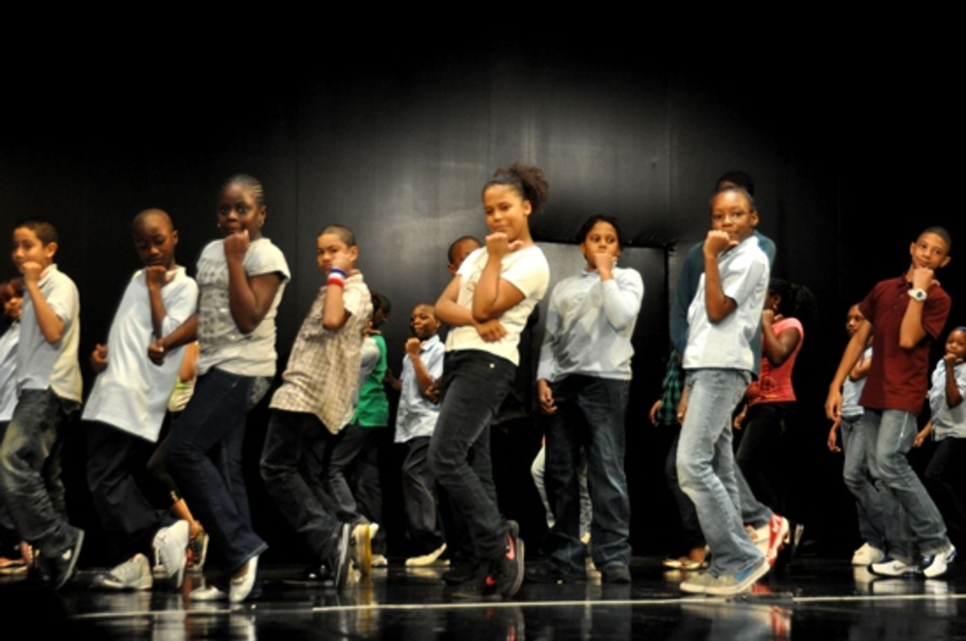 Photo Coverage: NYC Students Make 'Broadway Debut' with Corbin Bleu  Image