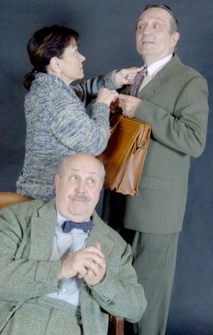 Maggie Bearmon Pistner, Dann Peterson and Charles Numrich Photo