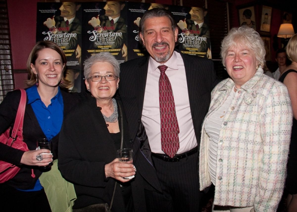 Tricia Watts, Barbara Kennedy, Max McLean & Maria Muzyka at 