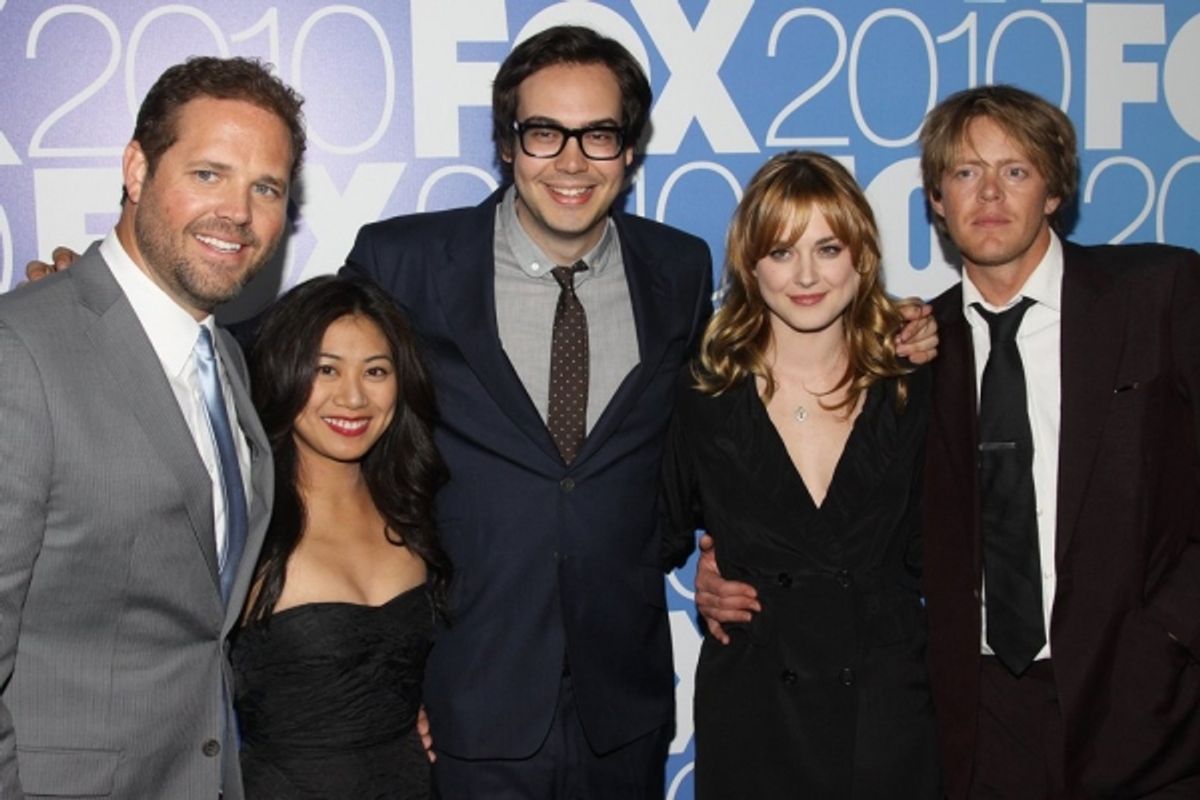 David Denman, Liza Lapira, Nelson Franklin, Alexandra Breckenridge and Kris Marshall (Mixed Signals) at 