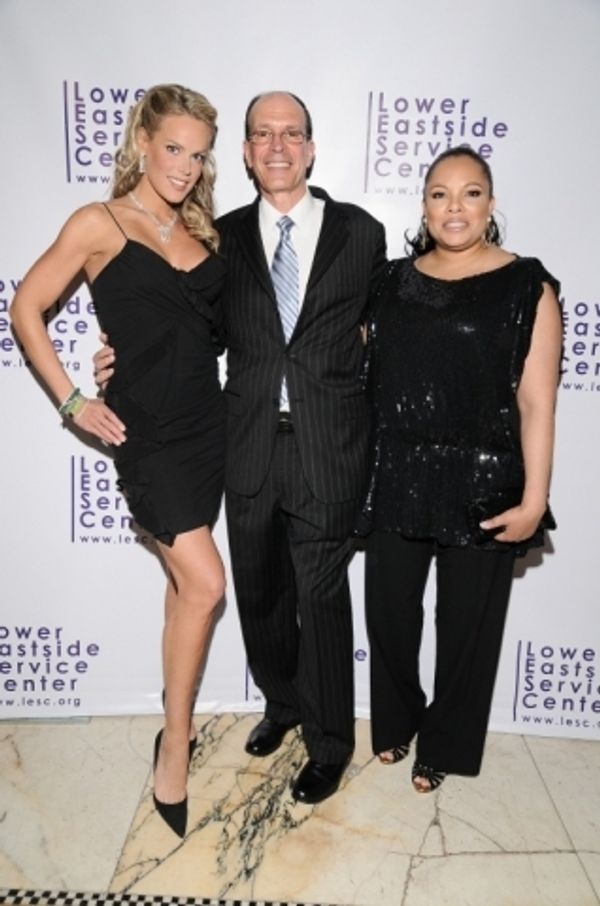 Heidi Albertsen, LESC Development Director Peter Santoro and Justine Simmons Photo