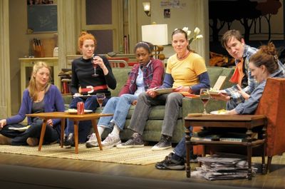 Heidi Schreck, Andrea Frankle, Miriam Glover, Danielle Skraastad, Carson Elrod and Di Photo