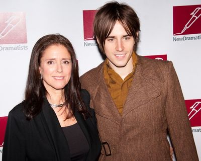 Julie Taymor and Reeve Carney Photo