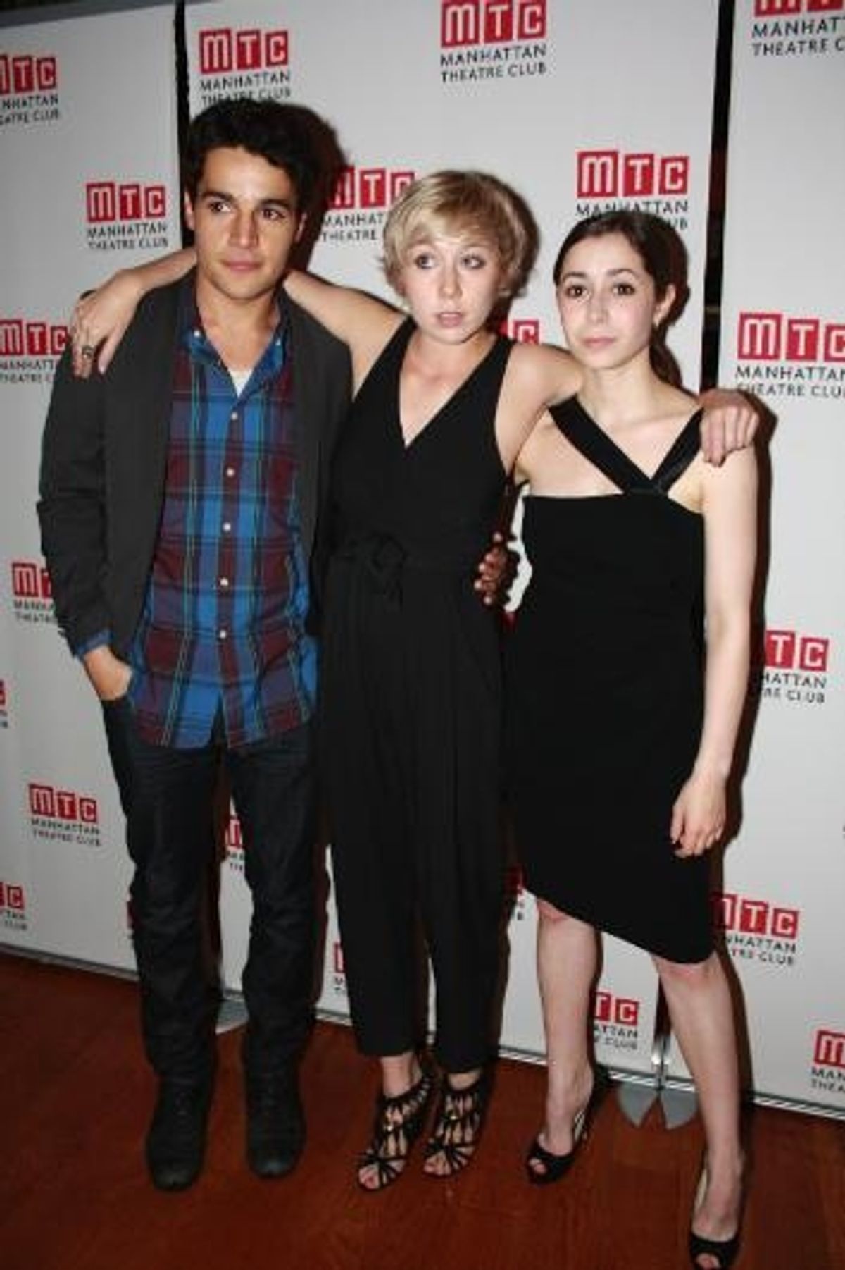 Christopher Abbott, Polly Stenham  & Cristin Milioti at 