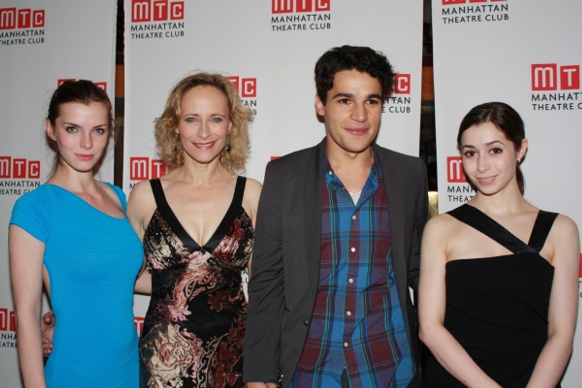 Betty Gilpin, Laila Robins, Christopher Abbott & Cristin Milioti at 
