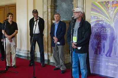 Keith Lockhart, Morgan Freeman, Robert De Niro and Ed Harris Photo