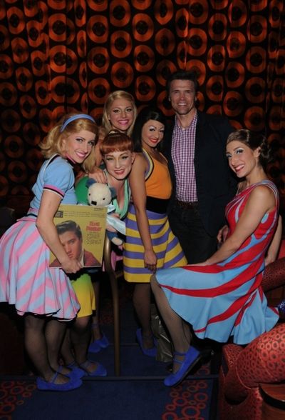 Brent Barrett with the Cast of VIVA ELVIS Photo