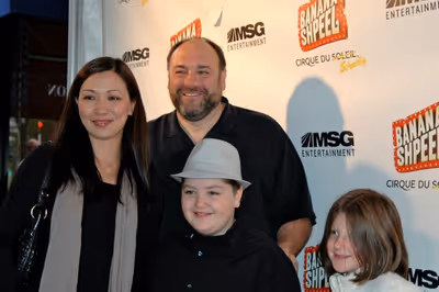 James Gandolfini and Family Photo