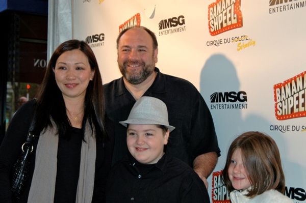 James Gandolfini and Family Photo