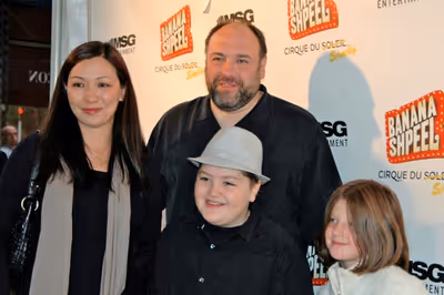 James Gandolfini and family Photo