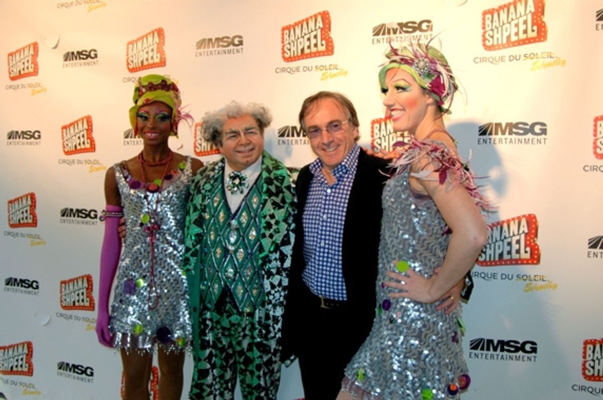 Josette Wiggan, Danny Rutigliano, Daniel Lamarre (President of Cirque) and Kasie Brown at 