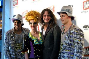 DeWitt Fleming Jr., Shereen Hickman, Constantine Maroulis, and Luke Hawkins Photo