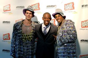Luke Hawkins, Jared Grimes (Choreographer) and DeWitt Fleming Jr. Photo