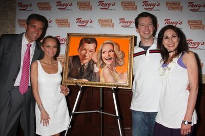 Bruce Dimpflmaier, Kristin Chenoweth, Sean Hayes and Valerie Smaldone Photo