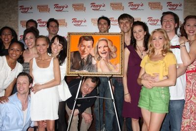 Kristin Chenoweth, Sean Hayes, Brooks Ashmanskas and the cast of Promises, Promises Photo