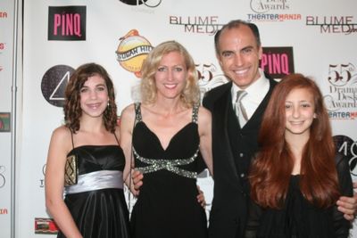 Stacia Teele, William Micals and his daughters Photo