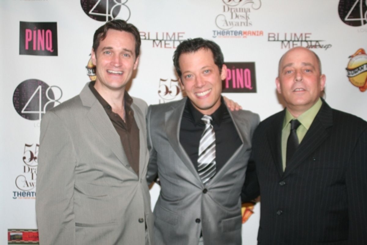 Michael Shawn Lewis, John Tartaglia and Philip Katz  at 