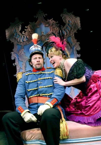 Shuler Hensley (The Baron) & Nancy Opel  Photo